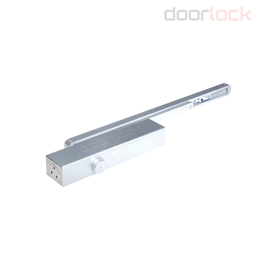 Доводчик Doorlock DL300S/N BC HO EN3-5 со скользящей тягой серебристый 75574