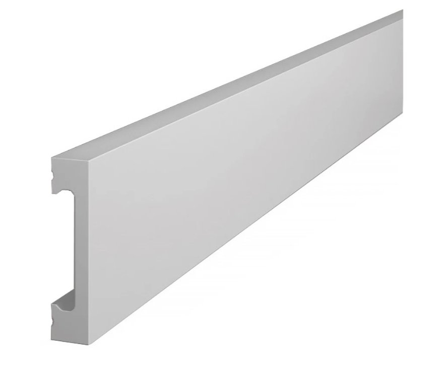 Плинтус Cosca Decor 65x15x2000 мм, SoftTouch, серый PX050-038 00-00072530