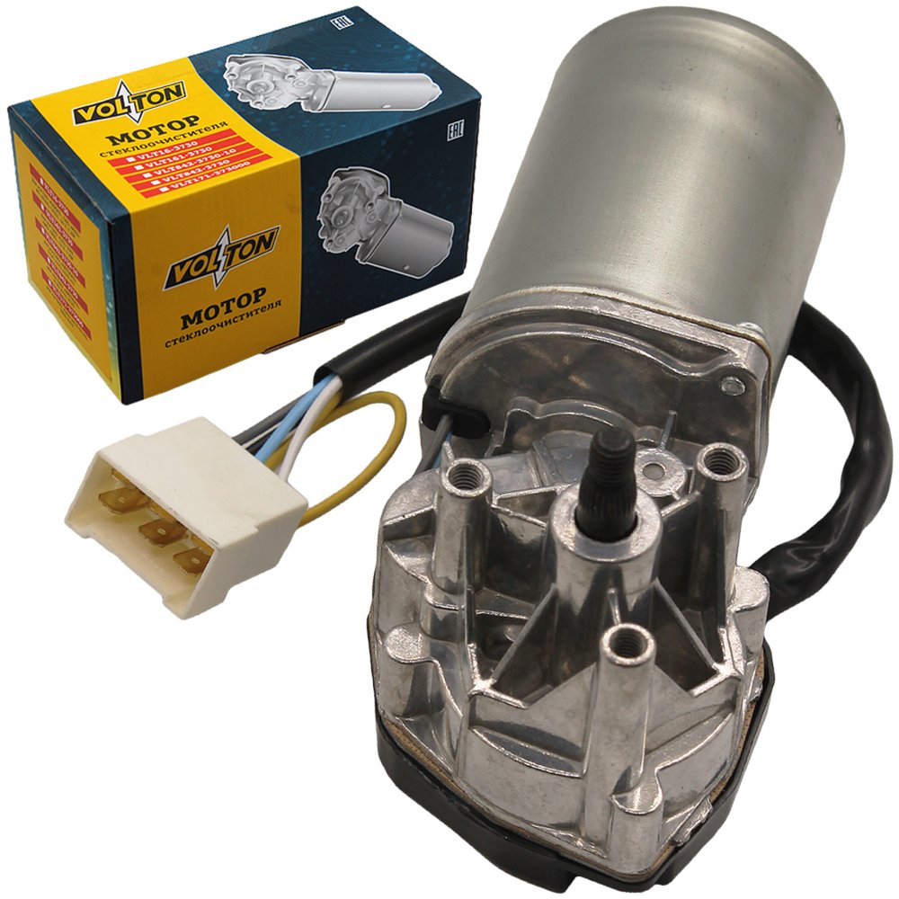 Мотор стеклоочистителя ВАЗ 2110-12/2123 VOLTON VLT842-3730