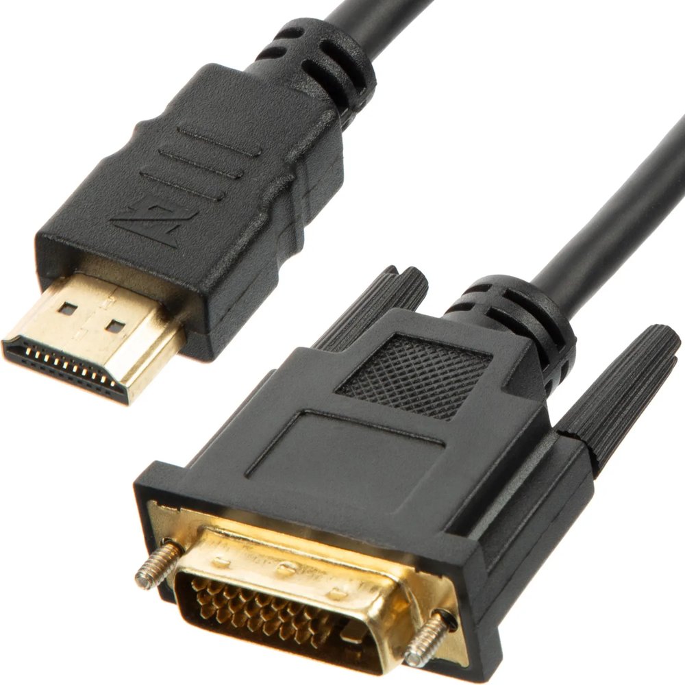 Кабель DVI-HDMI 1.4 M/M, 1.8м, чер (OAVDC004)