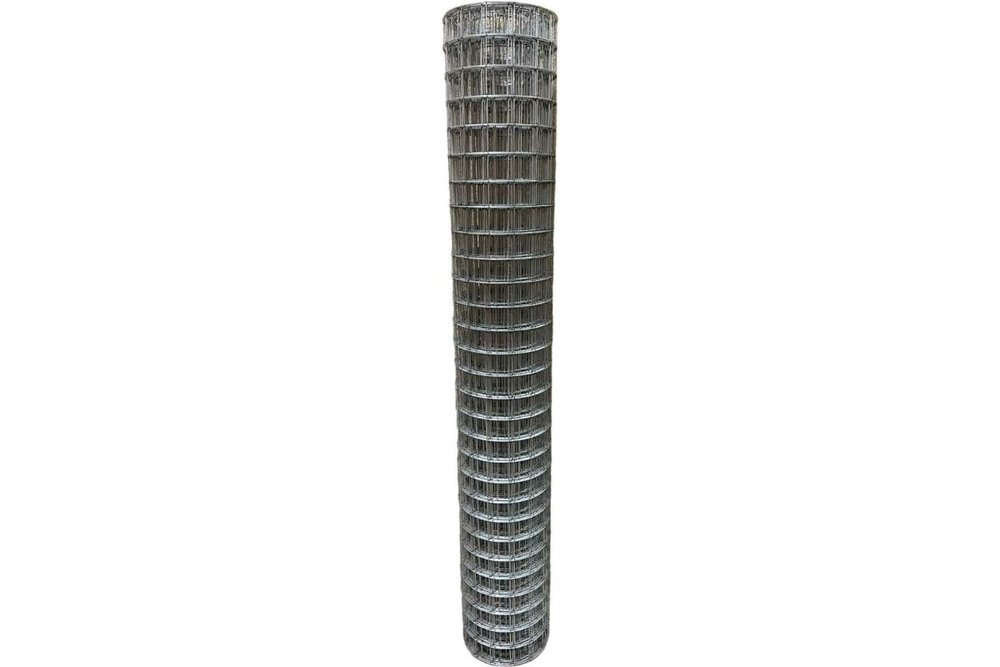 Сварная оцинкованная сетка СЕТКА АЛЬКОР ячейка 10x10 мм, d1,0 мм, (рулон 1x15 м) 119013