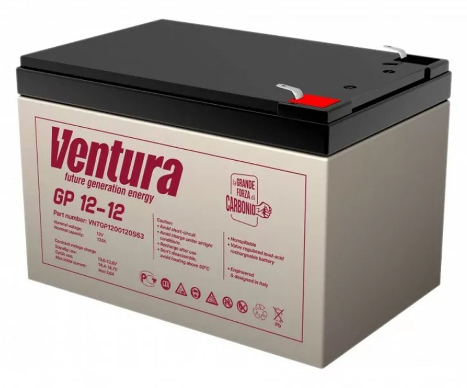 Аккумуляторная батарея 12 В, 12 Ач Ventura GP 12-12