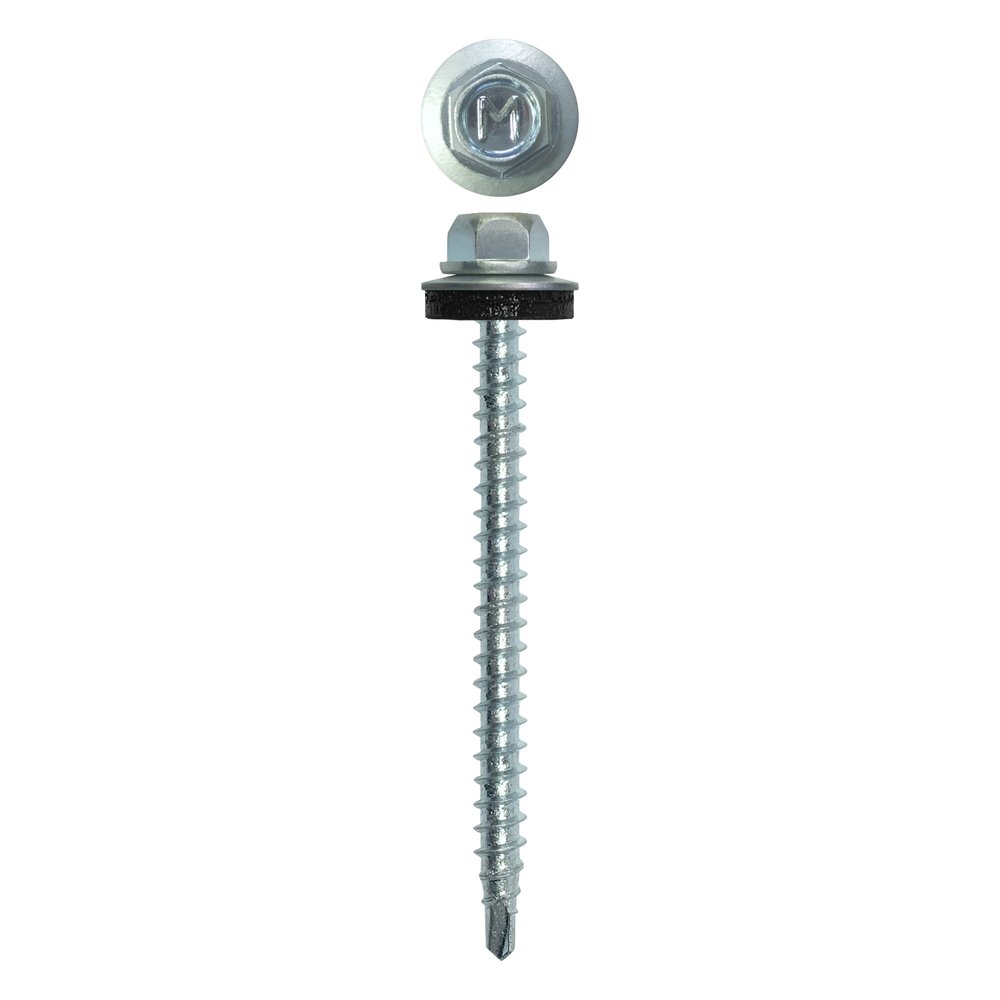 Кровельный саморез Daxmer 4,8x50 цинк сверло №1, 150шт 00000305472