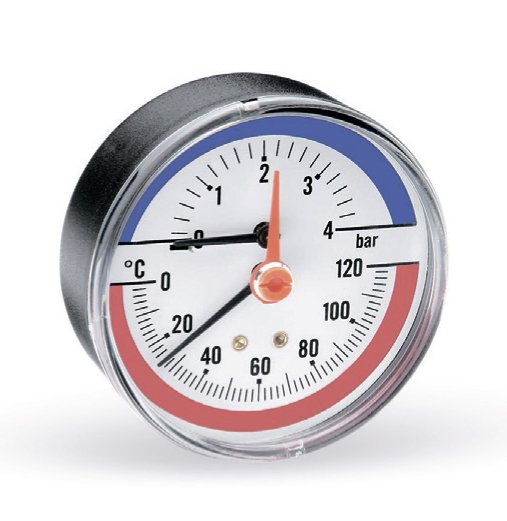 Термоманометр Watts F+R818 аксиальный 80 mm 10009465