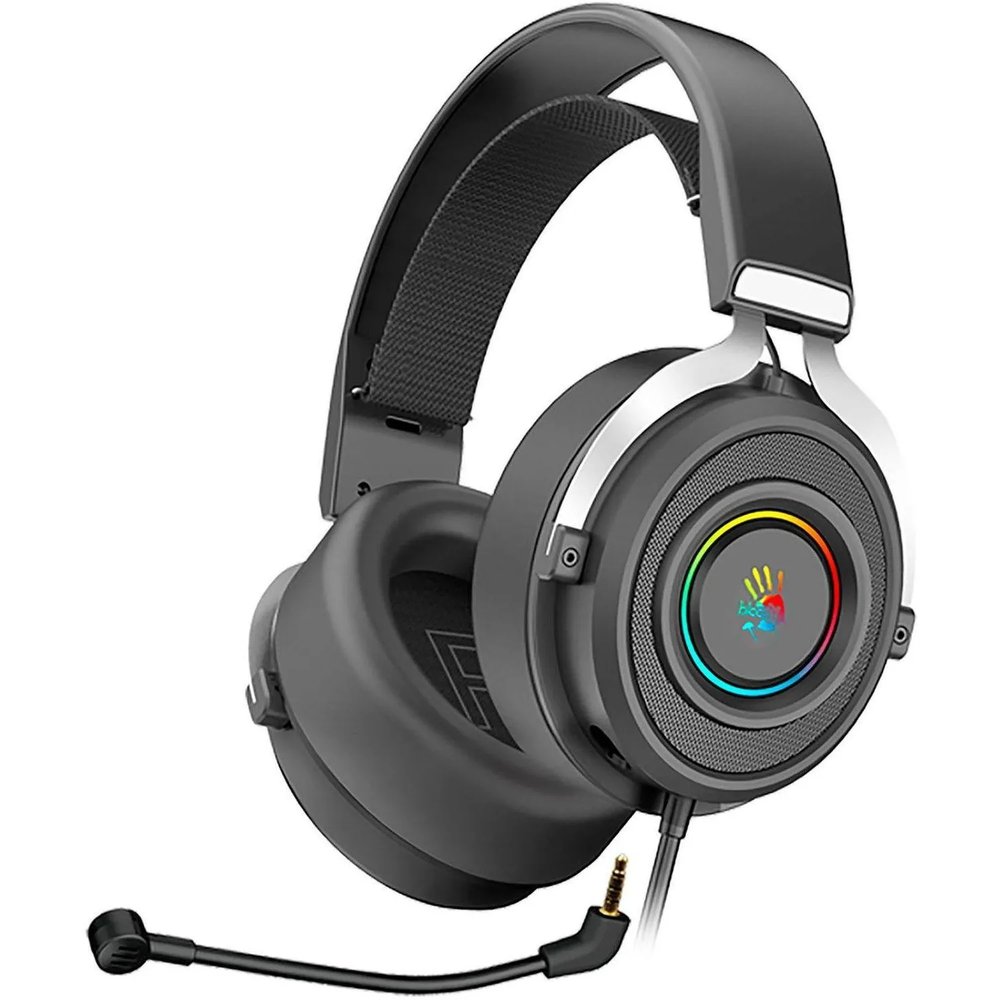 Гарнитура A4Tech Bloody (G535P 4PIN+USB/BLACK+SILVER) черн/сер. 2м мониторн