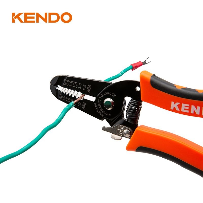 Клещи для снятия изоляции 0,6-2,6 мм2  KENDO, 175 мм 11703
