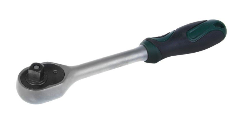 Вороток с трещоткой TUNDRA квадрат 1/2', 72 зуба, CrV 1799950