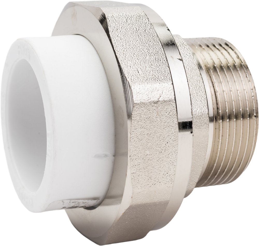 Муфтовая американка КОНТУР PPR НР D40-1 1/2 усиленная 011301040500