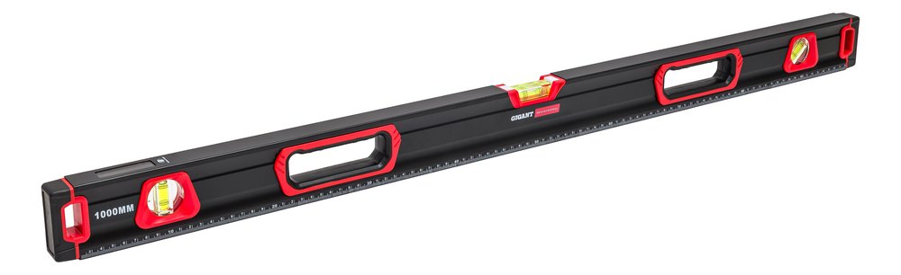 Алюминиевый магнитный уровень Gigant Professional 1000 мм 3 глазка GPGW-100-2
