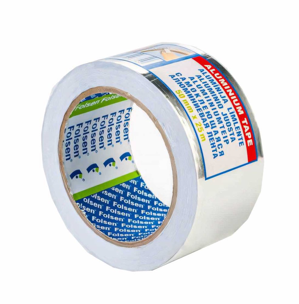 Алюминиевая лента Folsen 50мм x 25м 63мкм 074252