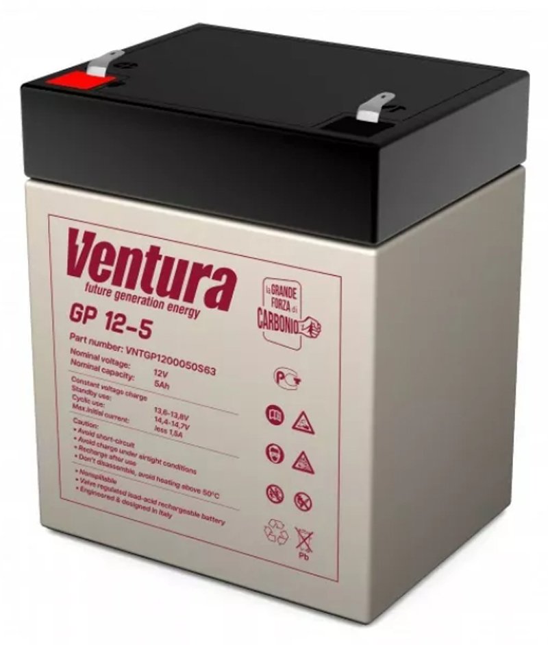 Аккумуляторная батарея 12 В, 5 Ач Ventura GP 12-5