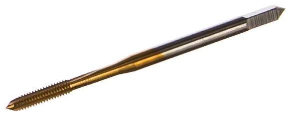 Метчик ПрофОснастка M2,5x0,45 HSS M2 TiN 6542 однопр. Эксперт №67 арт. 1/5/60 50211002