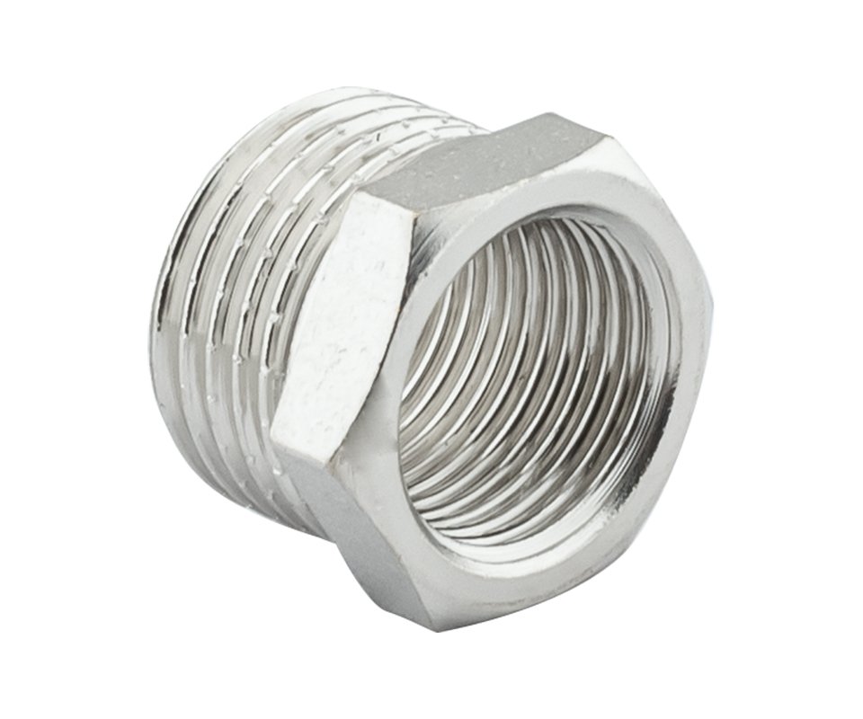 Футорка никелированная PROFACTOR н/в 1/2' х 3/8' PF TF 82