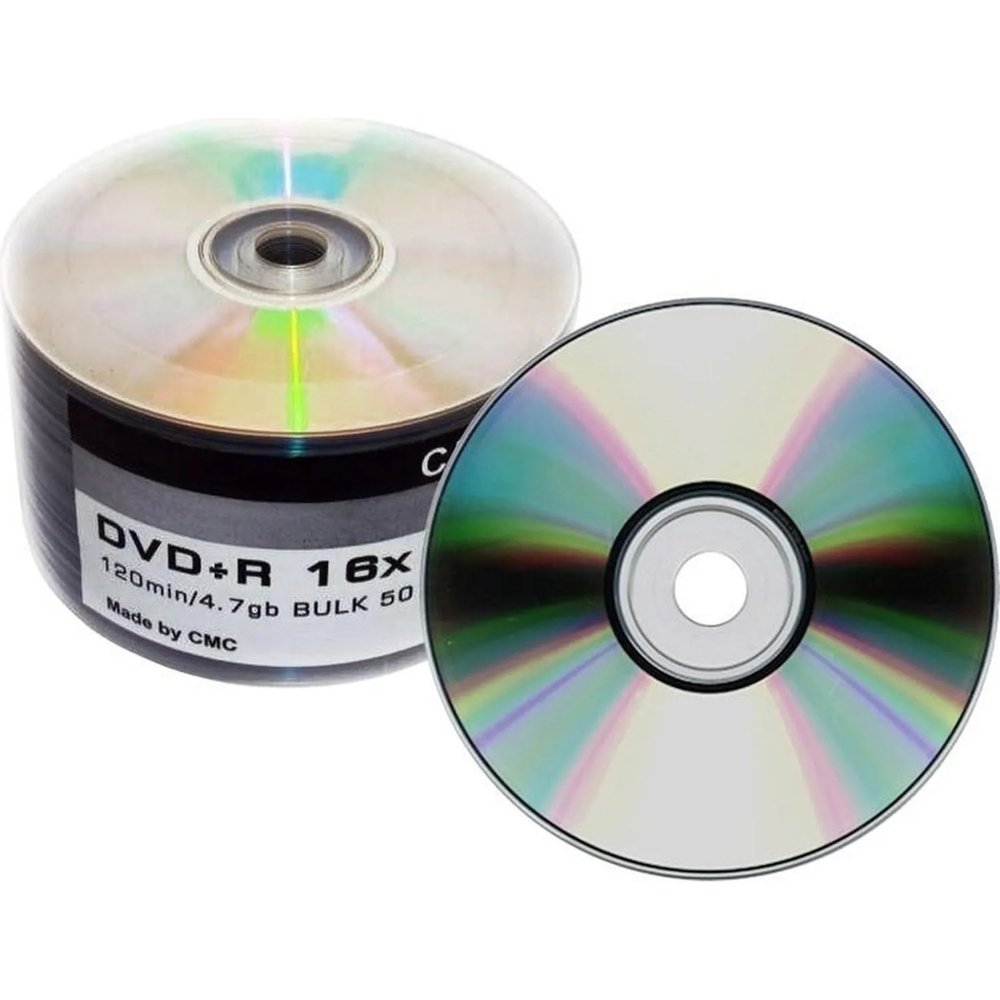 Носители информации CMC DVD+R 4,7 GB 16x Bulk (50 шт/уп)