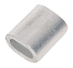 Зажим для стальныx канатов BEFAST алюминиевый, din 3093, 4 мм, 200 шт. ZAL04200S