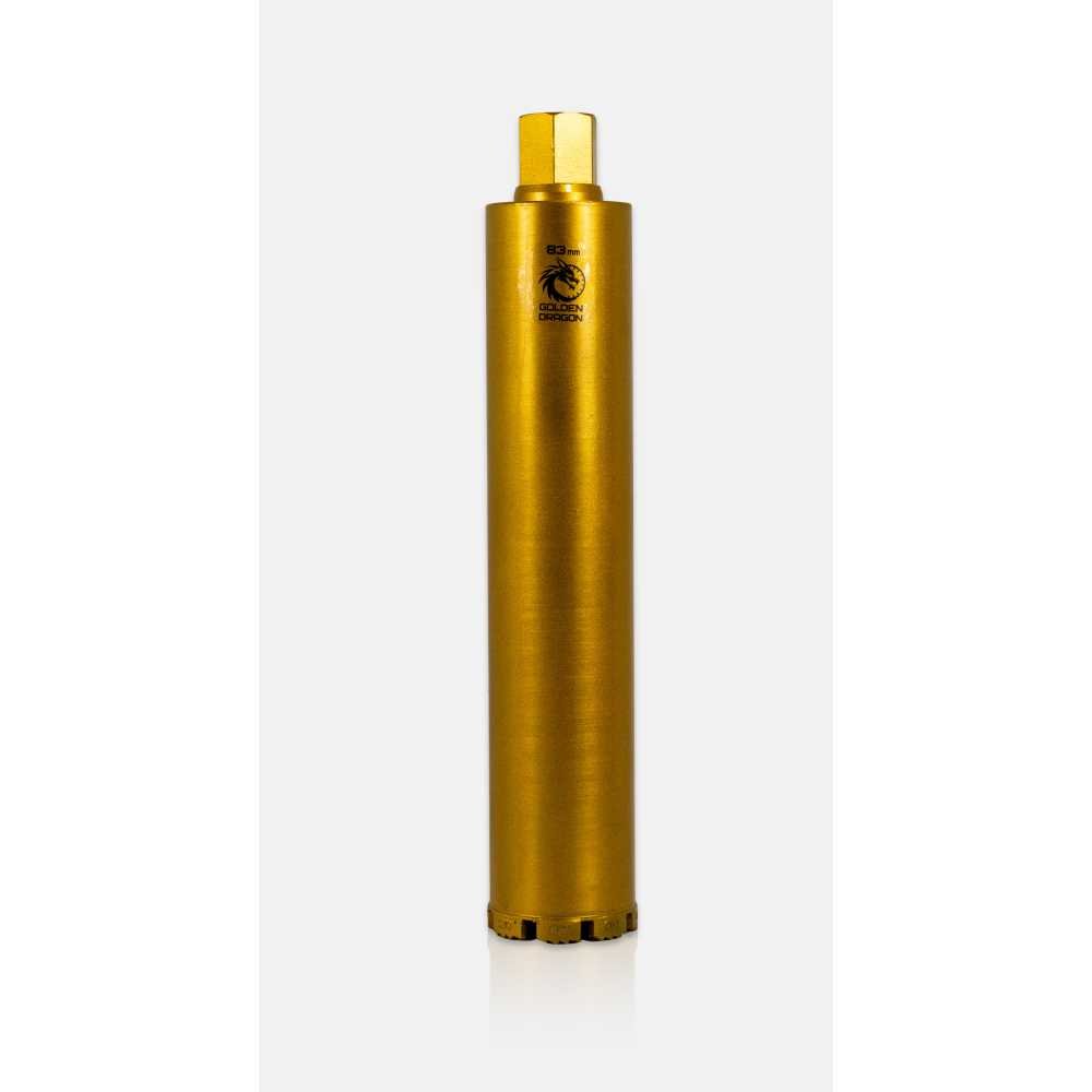 Коронка алмазная по бетону 83/400 мм, 8 сегментов, 1 1/4 GOLDEN DRAGON 083/400.11/4.GD