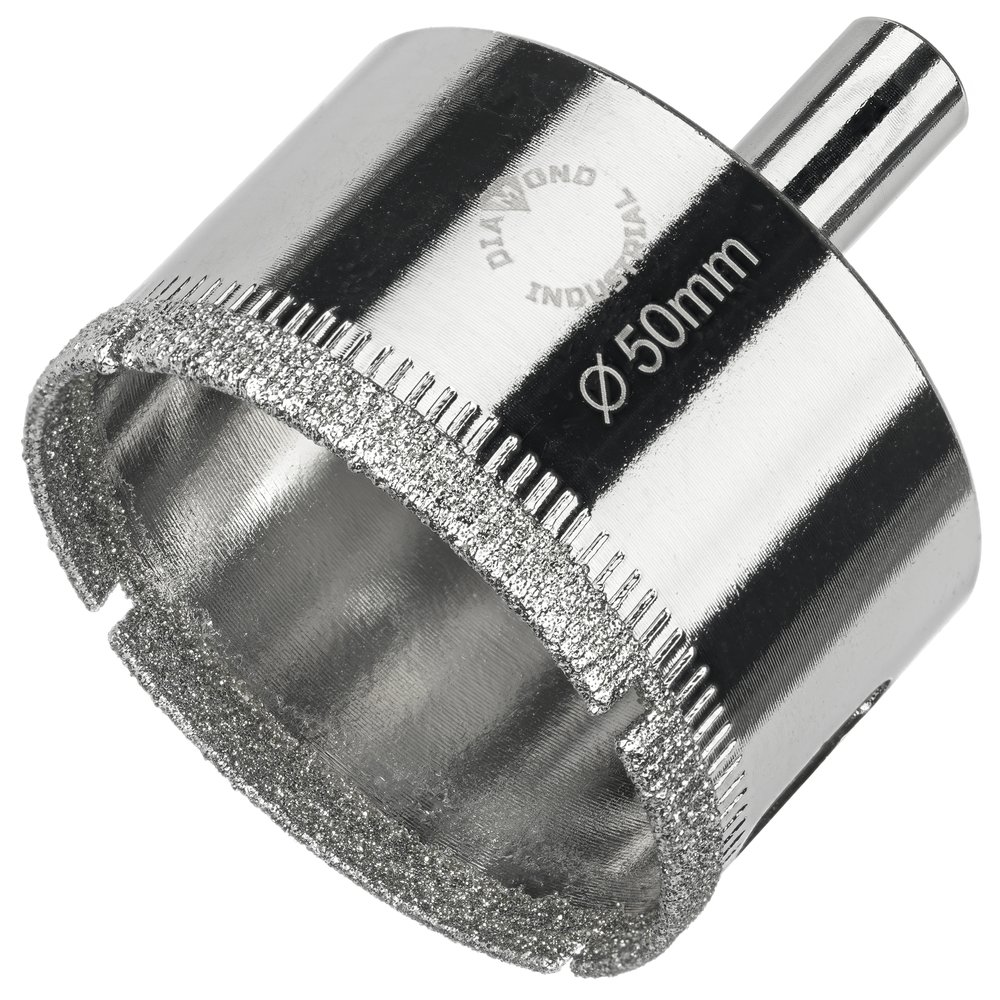 Коронка алмазная по керамике, плитке и стеклу 50 мм Diamond Industrial DIDCBC050