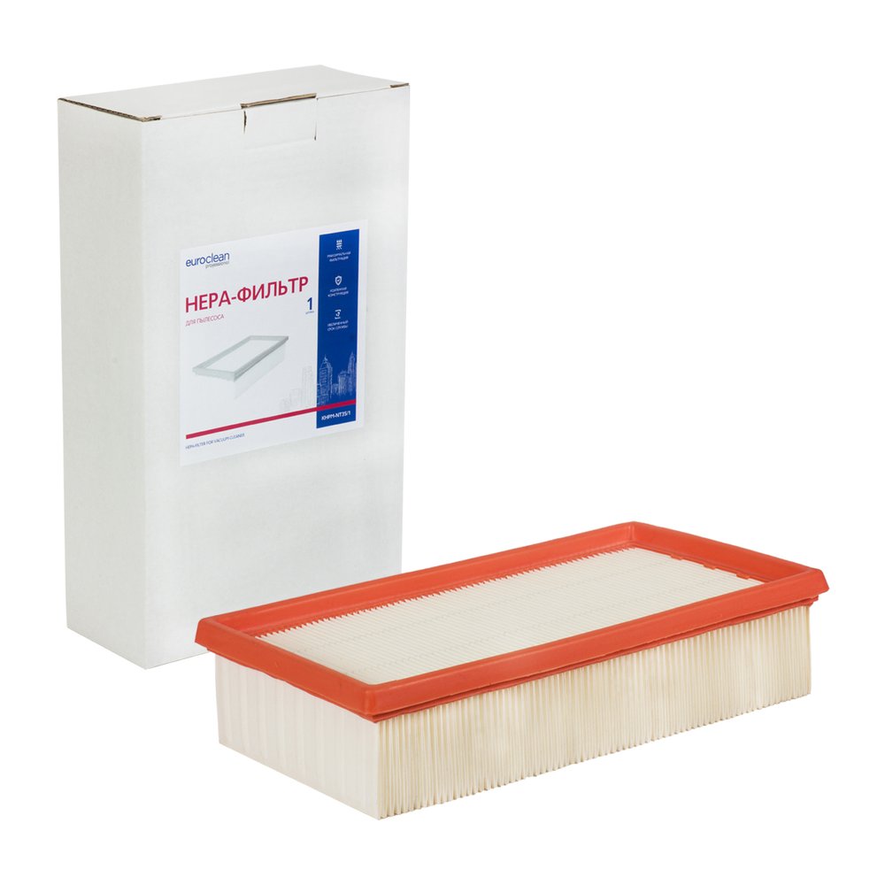 Фильтр складчатый из целлюлозы Original для пылесосов EURO Clean KHPM-NT35/1