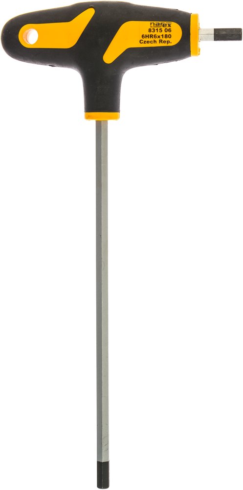 Ключ HEX NAREX Т-образная ручка SW 6,0 l=180 мм 831506