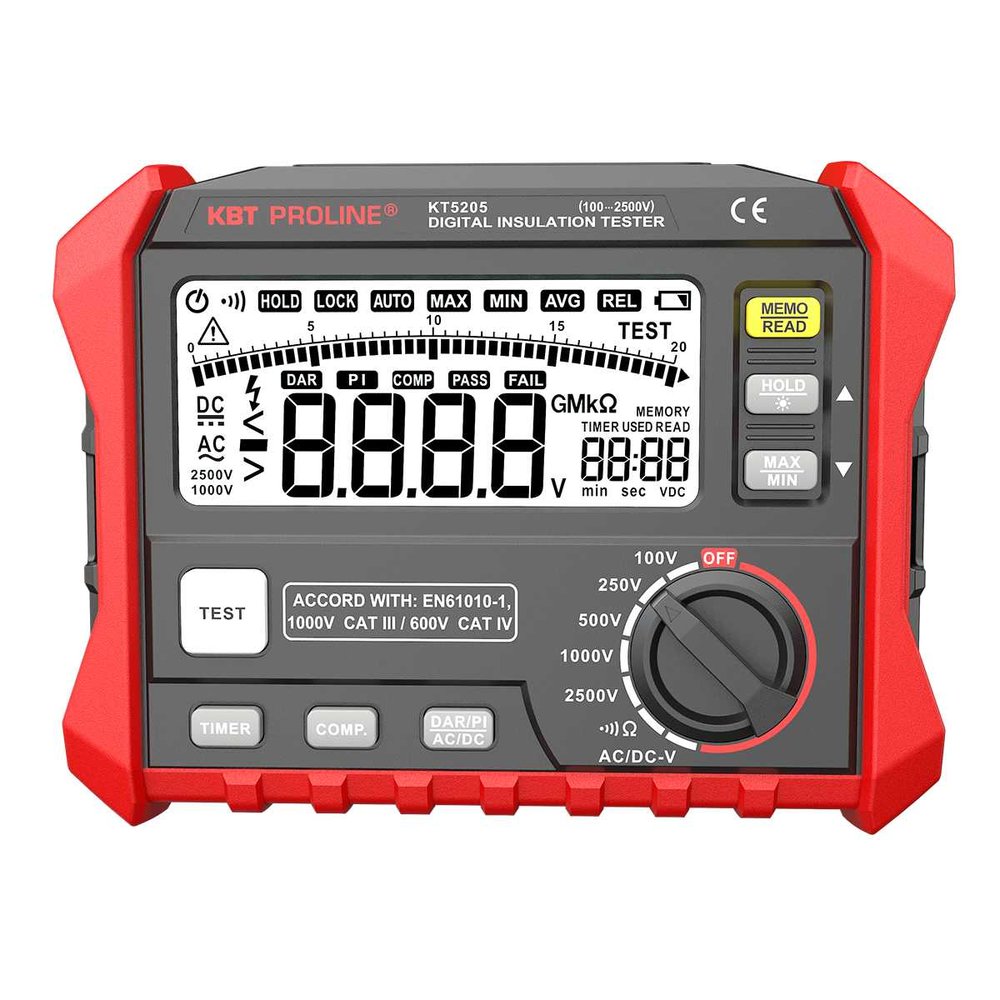 Цифровой мегаомметр КВТ KT 5205 PROLINE 89639