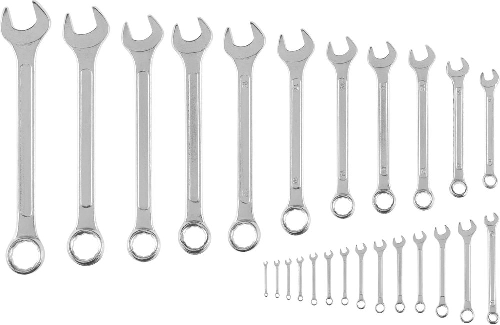 Набор комбинированных ключей Top Tools 6-32 мм, 25 шт. 35D370