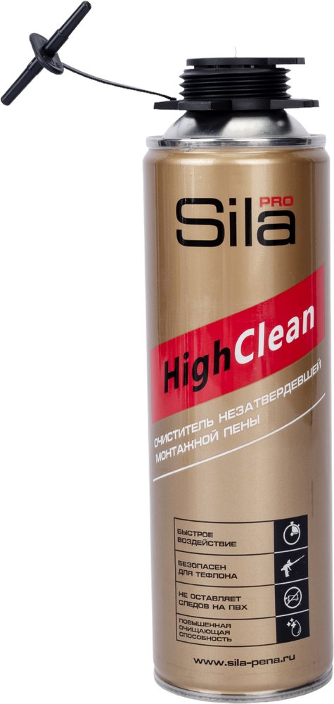 Очиститель монтажной пены Sila 500ml Россия CLSL500
