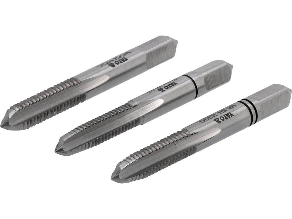 Набор метчиков YATO М6x1,0 HSS М2 3 штуки YT-2933 36392933 092 1
