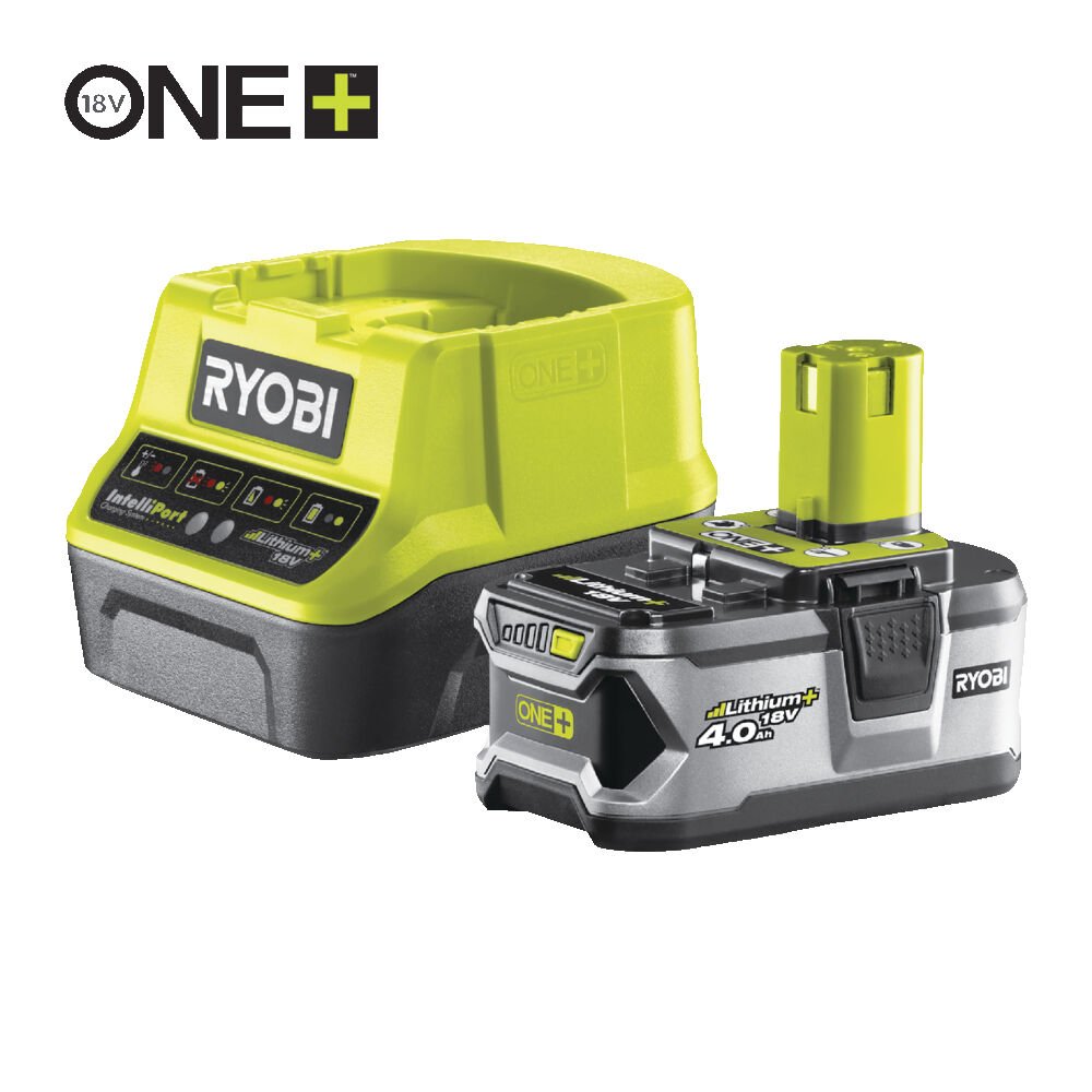 Набор Ryobi ONE+ RC18120-140 5133003360 аккумулятор (18 В, 4.0 A*ч, Li-Ion) и зарядное устройство RC18120