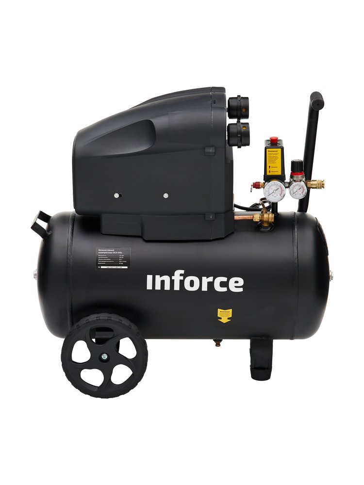 Безмасляный компрессор (50 л, 8 бар, 325 л/мин) Inforce OCX-50L 04-06-33