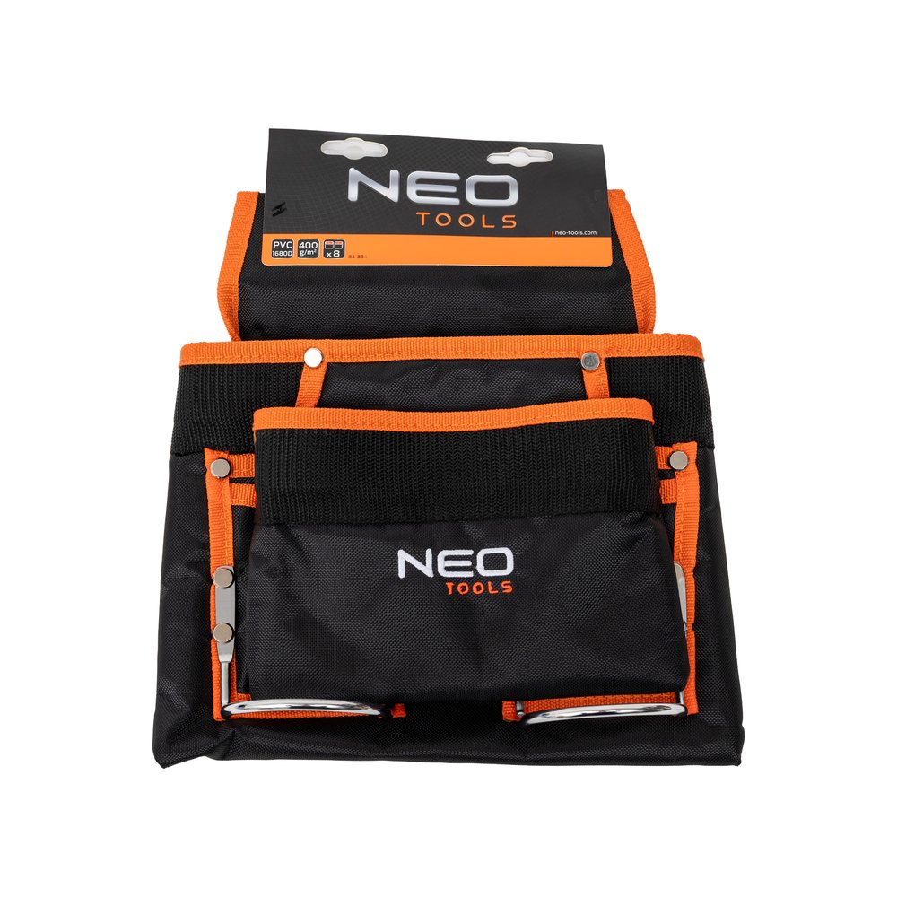 Карман для инструмента NEO Tools 8 гнезд, металлические петли 84-334