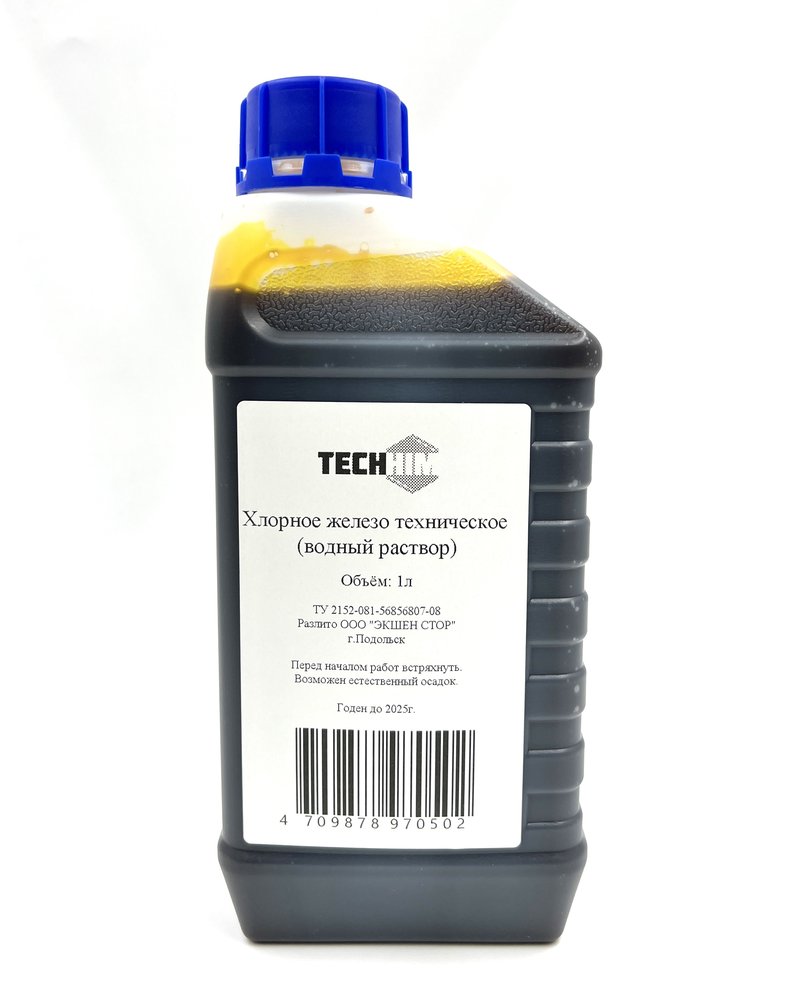 Хлорное железо жидкое 1 л TECHHIM TH-ZHFECL-1000