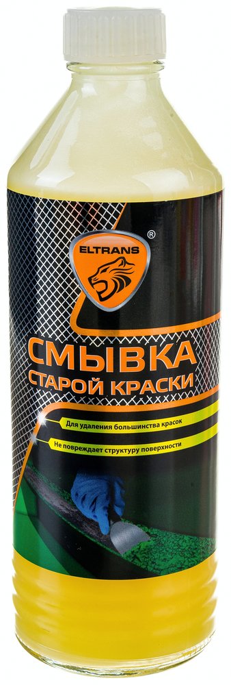 Смывка старой краски ELTRANS стеклянная бутылка, 500 мл EL-0703.02