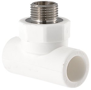 Тройник PPR с переходом на наружную резьбу 20х1/2 Valtec VTp.733.0.02004