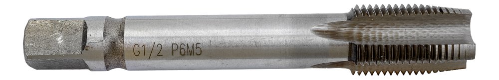 Трубный цилиндрический метчик ИПК G 1/2 Р6М5 2624-00253