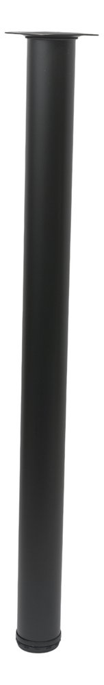 Ножка Tech-Krep металл, круглая, регулируемая, D60x820 мм, черная - накл. 152125