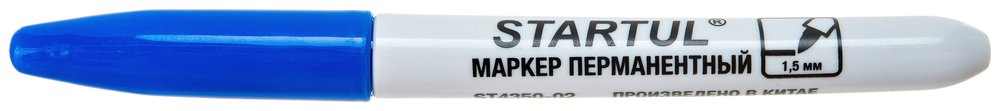 Перманентный фетровый маркер STARTUL Profi синий ST4350-02