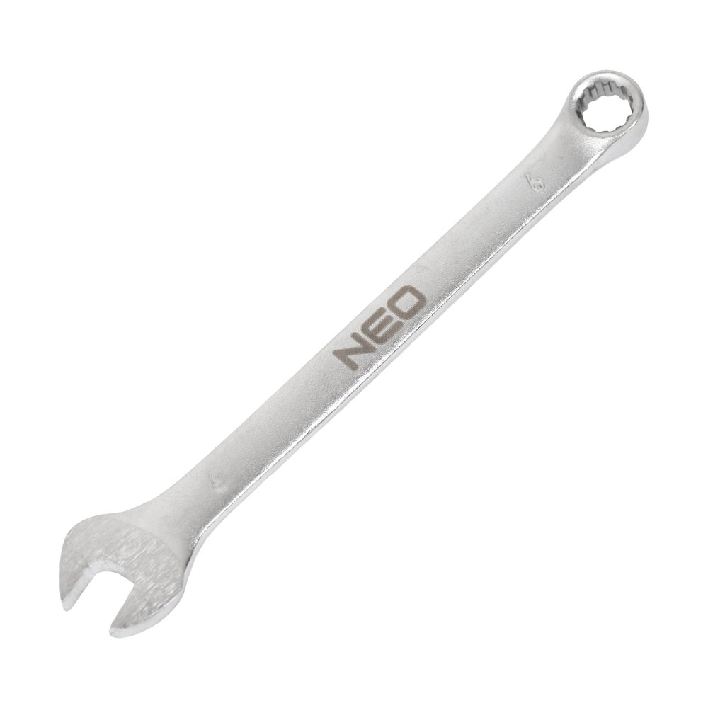 Ключ комбинированный NEO TOOLS 6x100 мм, CrV, DIN3113 09-650