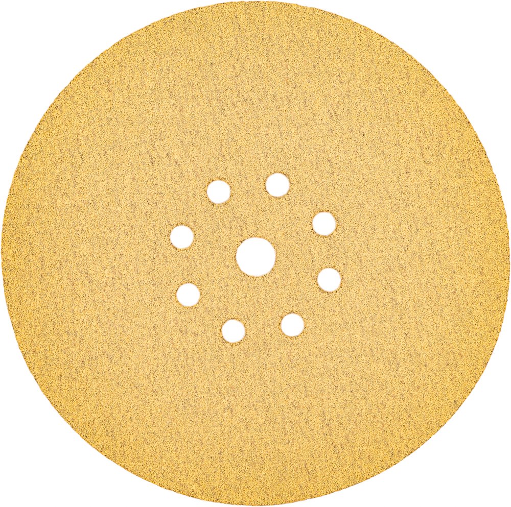 Шлифовальный круг на липучке Giraffe GOLD 225 мм, 9 отв., Р60 ABRAFORM AF-GG-60