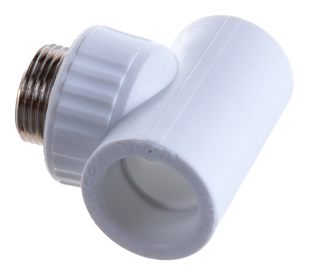 Комбинированный тройник VALFEX PP-R белый, 32х1 дюйма НР 10128032 127-0528