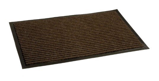 Влаговпитывающий коврик In'Loran 120x180 см., КОМФОРТ, коричневый, 20-12182