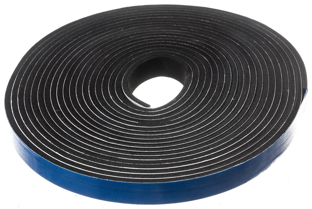 Самоклеящийся уплотнитель ТРИЗАМ (EPDM резина, 5х20 мм) TRZ0102
