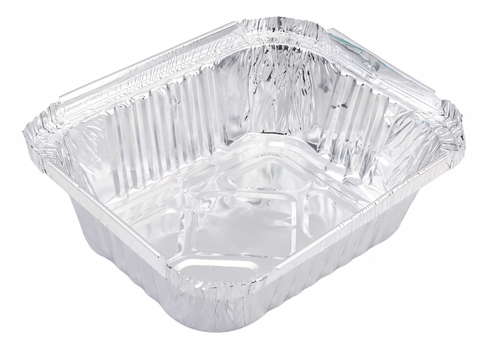 Форма для выпечки Mallony LAMINA размер 15x12x47 см из алюминиевой фольги, прямоугольная, одноразовая 006049