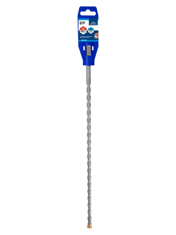Бур SDS-plus (12х460 мм) Vertextools 999-12-460