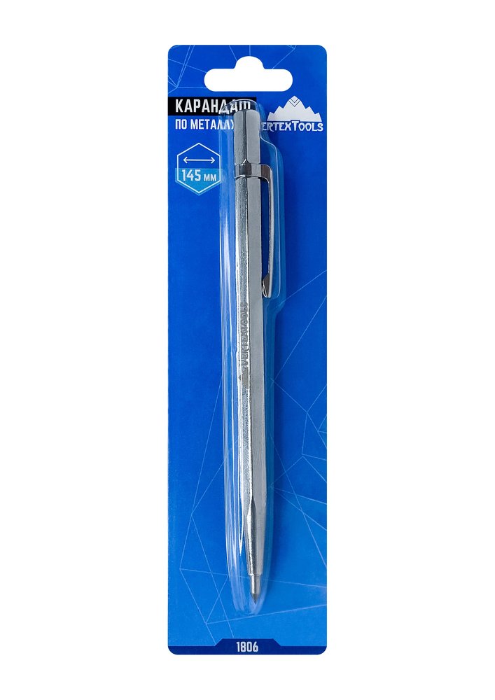 Карандаш по металлу vertextools 145мм 1806