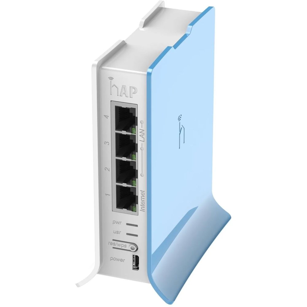 Маршрутизатор Wi-fi MikroTik RouterBOARD hAP lite RB941-2nD-TC,N300,USB,PoE