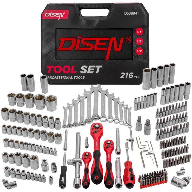 Набор инструментов Disen 216 предметов DS38841(57288)