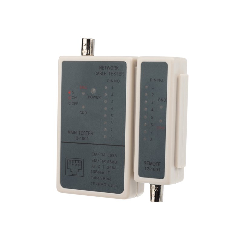 Тестер кабеля RJ-45 + BNC REXANT 5248 12-1001