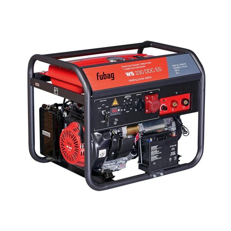 Электростанция сварочная FUBAG WS 230 DDC ES бензиновая (380-220В) 646248