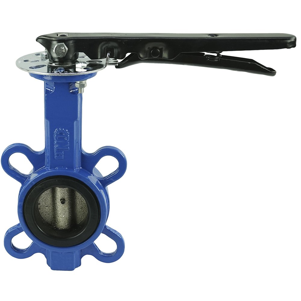 Дисковый поворотный затвор DN.ru GGG50-GGG40-EPDM Ду50 Ру16 с рукояткой D050-08305