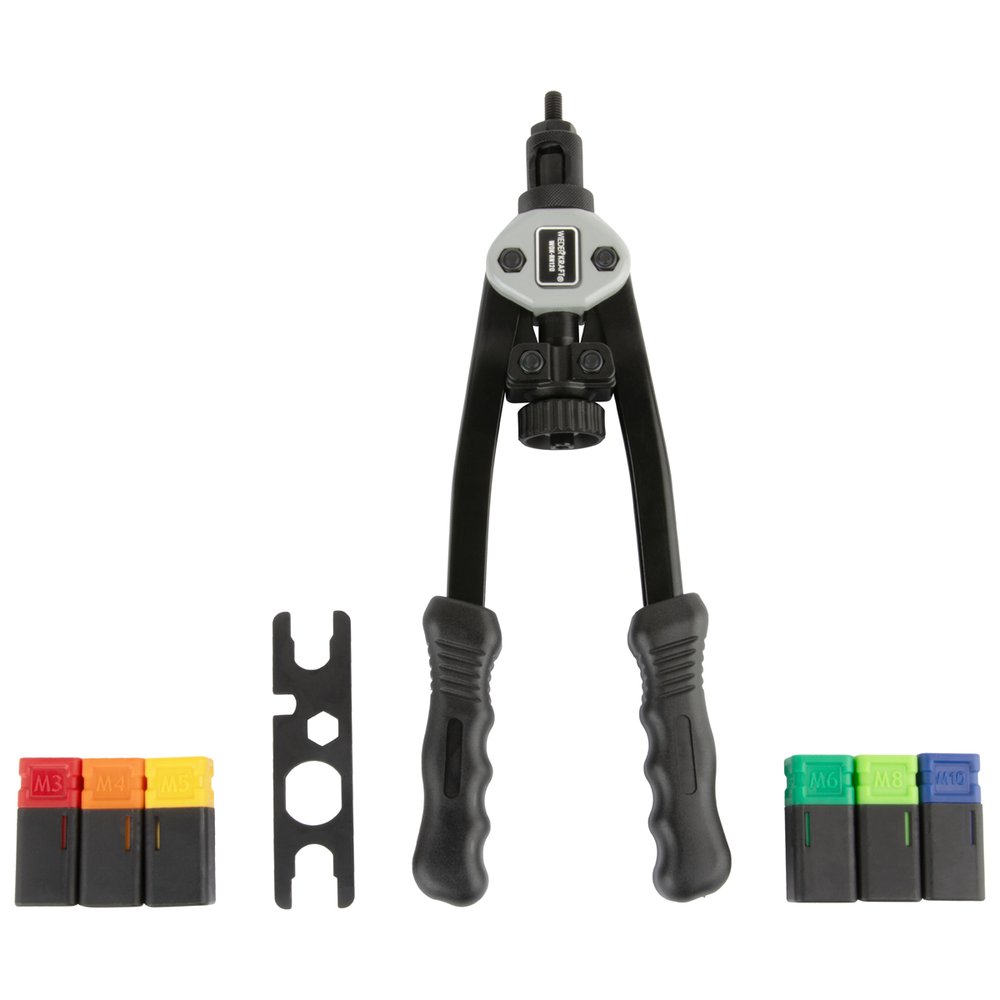 Двуручный заклепочник для резьбовых заклепок WIEDERKRAFT M3-M10 WDK-RN120